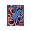 Picture of Tentacle Whirl Poster _GroupedProduct_Rectangle_Portrait_Canvas_Framed_