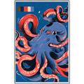 Picture of Tentacle Whirl Poster _GroupedProduct_Rectangle_Portrait_Canvas_Framed_