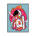 Picture of Space Explorer Poster _GroupedProduct_Rectangle_Portrait_Canvas_Framed_
