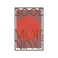 Picture of Good Morning Typography Poster _GroupedProduct_Rectangle_Portrait_Canvas_Framed_