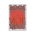 Picture of Good Morning Typography Poster _GroupedProduct_Rectangle_Portrait_Canvas_Framed_