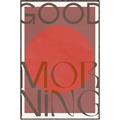 Picture of Good Morning Typography Poster _GroupedProduct_Rectangle_Portrait_Canvas_Framed_
