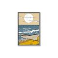 Picture of Summer Vacation Poster _GroupedProduct_Rectangle_Portrait_Canvas_Framed_