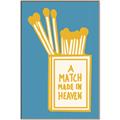 Picture of A Match May in Heaven Poster _GroupedProduct_Rectangle_Portrait_Canvas_Framed_