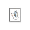 Picture of Retro Walkman Poster _GroupedProduct_Rectangle_Portrait_Canvas_Framed_