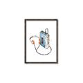 Picture of Retro Walkman Poster _GroupedProduct_Rectangle_Portrait_Canvas_Framed_