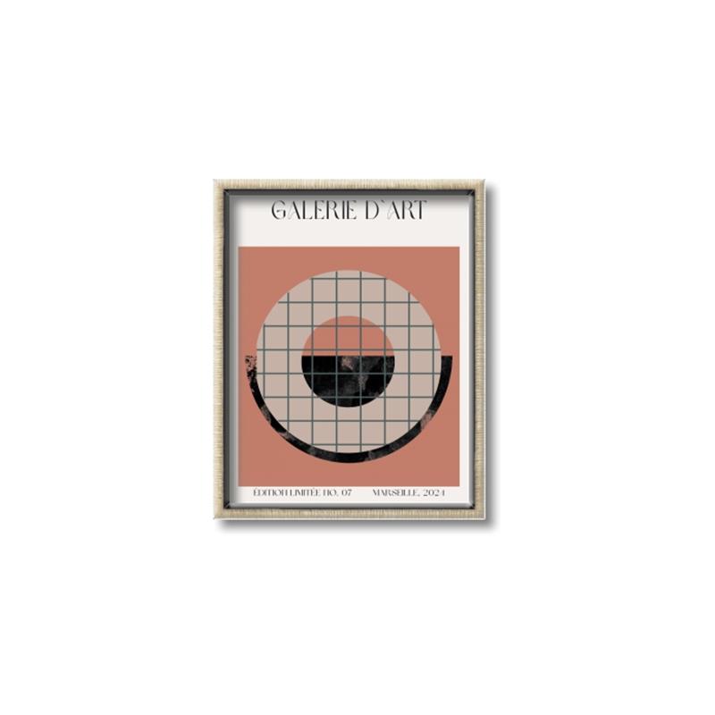Picture of Geometric Eclipse _GroupedProduct_Rectangle_Portrait_Canvas_Framed_