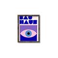 Picture of Bauhaus Eye Poster _GroupedProduct_Rectangle_Portrait_Canvas_Framed_