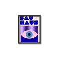 Picture of Bauhaus Eye Poster _GroupedProduct_Rectangle_Portrait_Canvas_Framed_