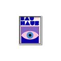 Picture of Bauhaus Eye Poster _GroupedProduct_Rectangle_Portrait_Canvas_Framed_