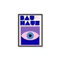 Picture of Bauhaus Eye Poster _GroupedProduct_Rectangle_Portrait_Canvas_Framed_