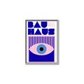 Picture of Bauhaus Eye Poster _GroupedProduct_Rectangle_Portrait_Canvas_Framed_