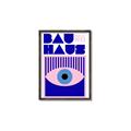 Picture of Bauhaus Eye Poster _GroupedProduct_Rectangle_Portrait_Canvas_Framed_
