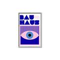 Picture of Bauhaus Eye Poster _GroupedProduct_Rectangle_Portrait_Canvas_Framed_