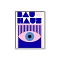 Picture of Bauhaus Eye Poster _GroupedProduct_Rectangle_Portrait_Canvas_Framed_