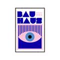 Picture of Bauhaus Eye Poster _GroupedProduct_Rectangle_Portrait_Canvas_Framed_