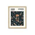Picture of Flower Market London Poster _GroupedProduct_Rectangle_Portrait_Framed_Matted_