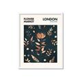 Picture of Flower Market London Poster _GroupedProduct_Rectangle_Portrait_Framed_Matted_