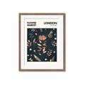Picture of Flower Market London Poster _GroupedProduct_Rectangle_Portrait_Framed_Matted_