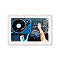 Picture of Music Dj Set  _GroupedProduct_Rectangle_Landscape_Framed_Matted_
