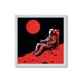 Picture of Retro Moonwalk Poster _GroupedProduct_Square_Framed_Matted_