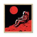 Picture of Retro Moonwalk Poster _GroupedProduct_Square_Framed_Matted_
