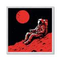 Picture of Retro Moonwalk Poster _GroupedProduct_Square_Framed_Matted_
