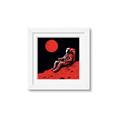 Picture of Retro Moonwalk Poster _GroupedProduct_Square_Framed_Matted_