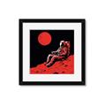 Picture of Retro Moonwalk Poster _GroupedProduct_Square_Framed_Matted_