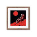 Picture of Retro Moonwalk Poster _GroupedProduct_Square_Framed_Matted_