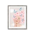 Picture of Flourishing Mind _GroupedProduct_Rectangle_Portrait_Framed_Matted_