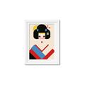Picture of Geisha Retro Poster _GroupedProduct_Rectangle_Portrait_Framed_Matted_