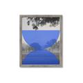 Picture of Misty Blue Horizon _GroupedProduct_Rectangle_Portrait_Framed_Matted_