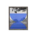 Picture of Misty Blue Horizon _GroupedProduct_Rectangle_Portrait_Framed_Matted_