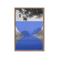 Picture of Misty Blue Horizon _GroupedProduct_Rectangle_Portrait_Framed_Matted_