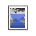 Picture of Misty Blue Horizon _GroupedProduct_Rectangle_Portrait_Framed_Matted_