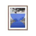 Picture of Misty Blue Horizon _GroupedProduct_Rectangle_Portrait_Framed_Matted_
