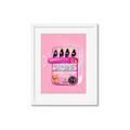 Picture of Sardines Tin Can Pink _GroupedProduct_Rectangle_Portrait_Framed_Matted_
