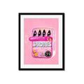 Picture of Sardines Tin Can Pink _GroupedProduct_Rectangle_Portrait_Framed_Matted_