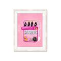 Picture of Sardines Tin Can Pink _GroupedProduct_Rectangle_Portrait_Framed_Matted_