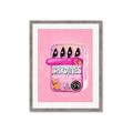 Picture of Sardines Tin Can Pink _GroupedProduct_Rectangle_Portrait_Framed_Matted_