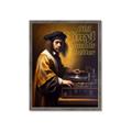 Picture of Old Vinyl Sounds Better Typography Poster _GroupedProduct_Rectangle_Portrait_Framed_Matted_