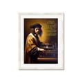 Picture of Old Vinyl Sounds Better Typography Poster _GroupedProduct_Rectangle_Portrait_Framed_Matted_
