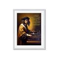 Picture of Old Vinyl Sounds Better Typography Poster _GroupedProduct_Rectangle_Portrait_Framed_Matted_