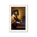 Picture of Old Vinyl Sounds Better Typography Poster _GroupedProduct_Rectangle_Portrait_Framed_Matted_