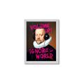 Picture of Volume Up Typography Poster _GroupedProduct_Rectangle_Portrait_Framed_Matted_
