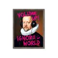 Picture of Volume Up Typography Poster _GroupedProduct_Rectangle_Portrait_Framed_Matted_