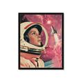 Picture of Astronaut in Space _GroupedProduct_Rectangle_Portrait_Framed_Matted_