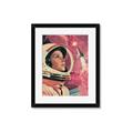 Picture of Astronaut in Space _GroupedProduct_Rectangle_Portrait_Framed_Matted_