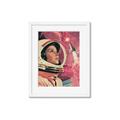 Picture of Astronaut in Space _GroupedProduct_Rectangle_Portrait_Framed_Matted_